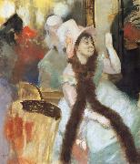 Edgar Degas Portrait apres un Bal costume